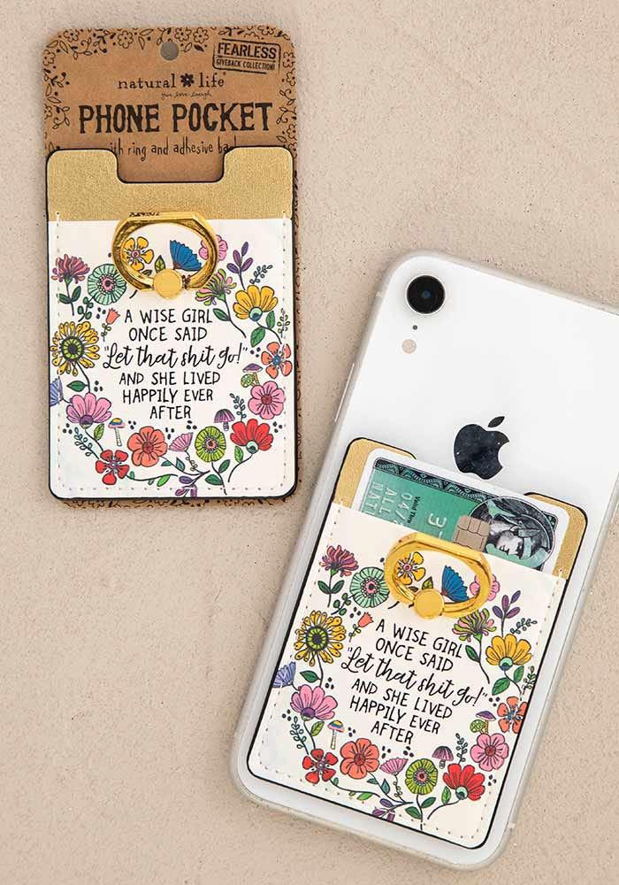 A Wise Girl Phone Pocket Ring