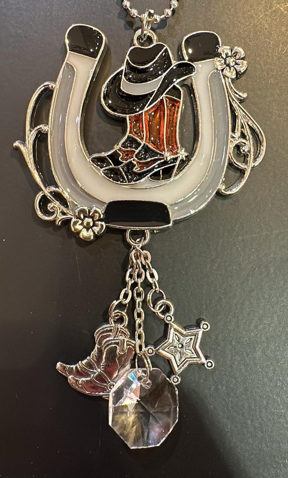 Horse Shoe Car Charm