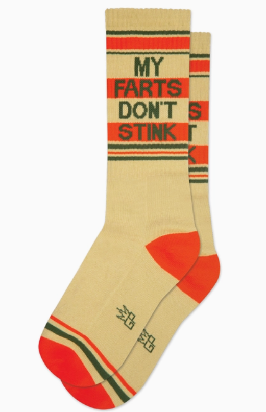 Farts Don't Stink Gym Socks