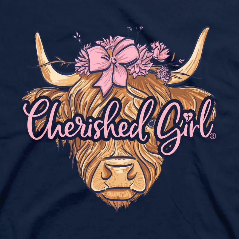 Cherished Girl Women's T-Shirt - Highland Cow
