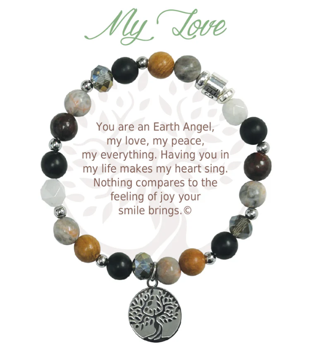 Earth Angel Natural Stone Bracelet - My Love