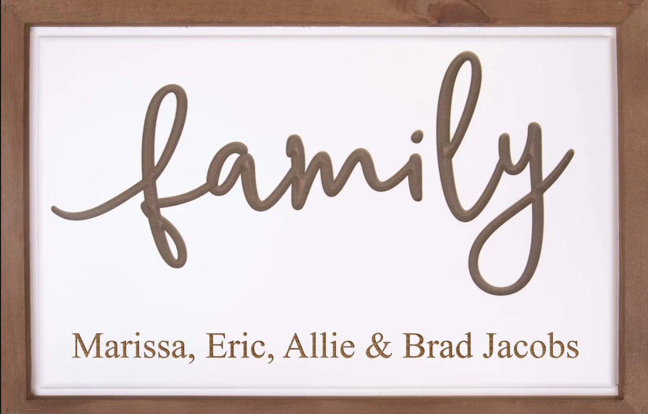 Family Framed Sign