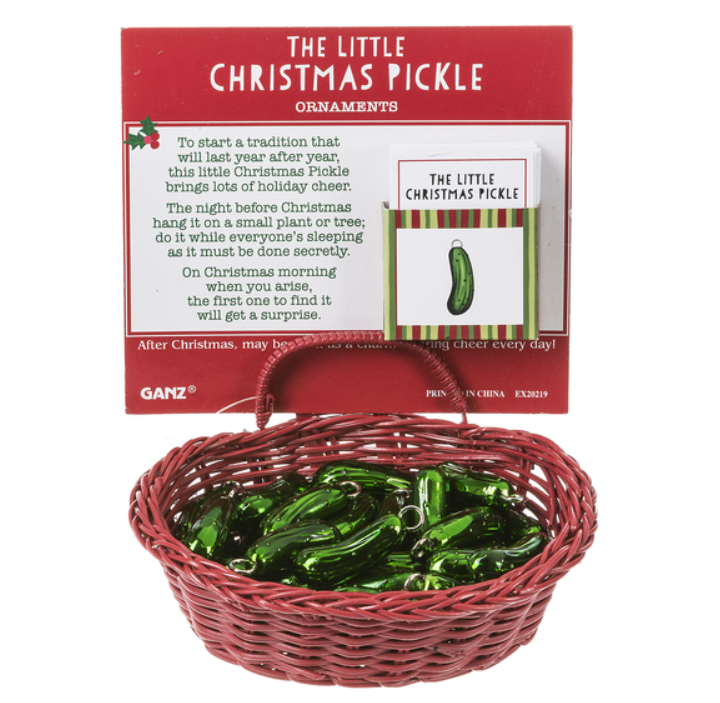 The Little Christmas Pickle Ornaments Pocket Token