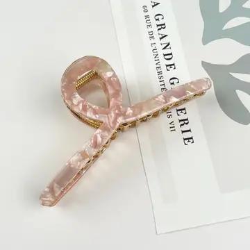 Metal Plate Irregular Hair Claw Clip