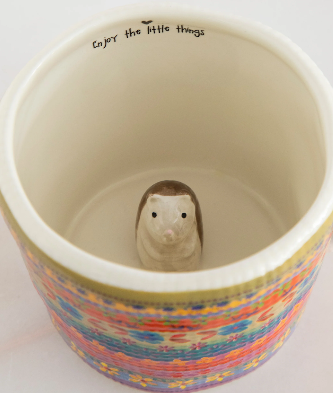 Peek-A-Boo Hedgehog Mug