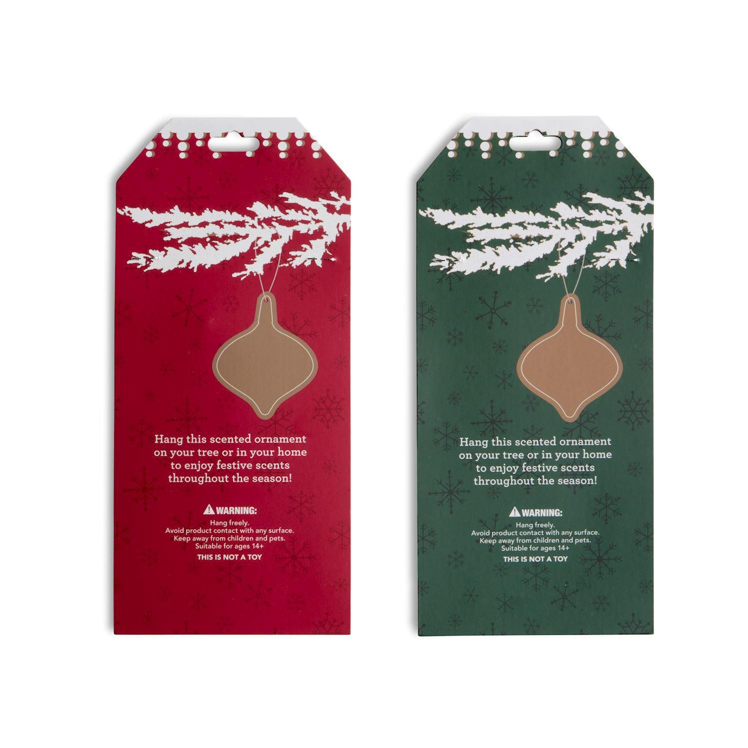 Holiday Scented Ornament Air Fresheners