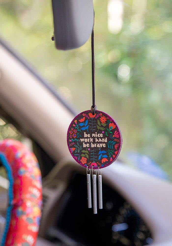 Be Nice Work Hard Car Chime