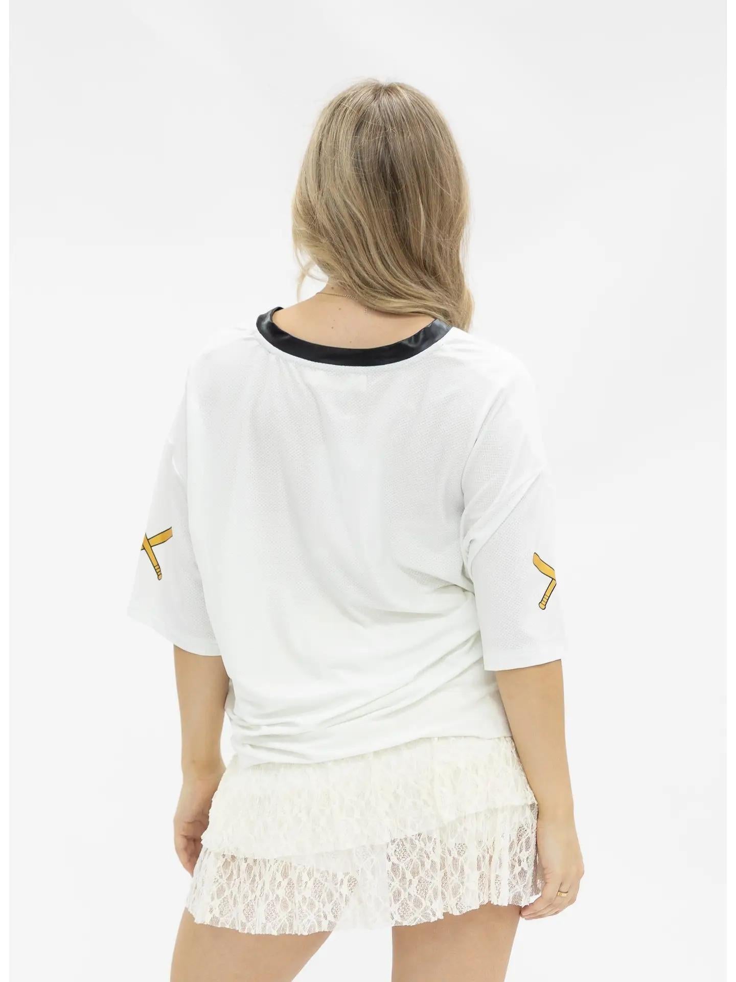 Home Run Sequin Jersey Top