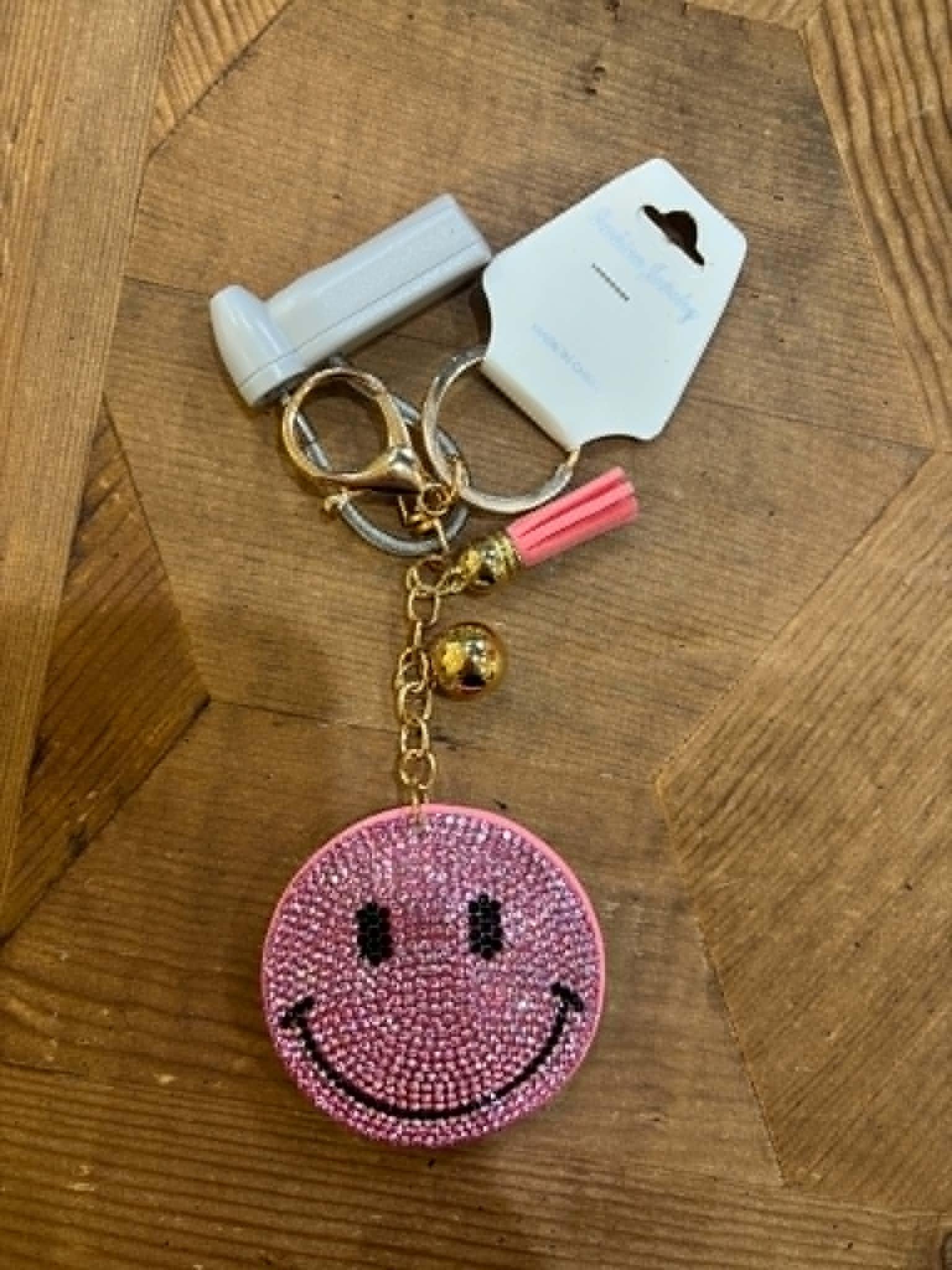 Puffy Rhinestone Keychains
