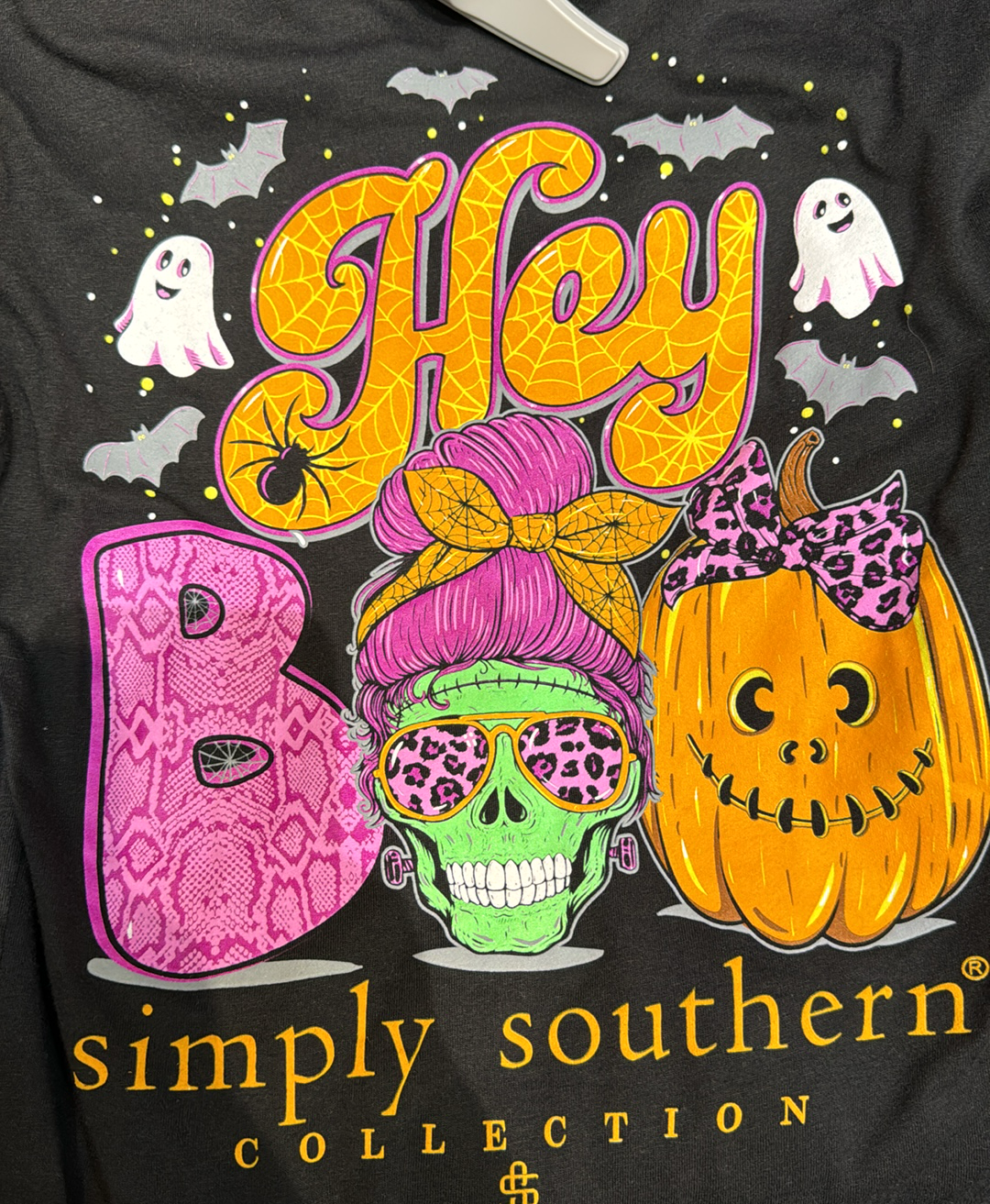 Yth LS Boo Crew Black