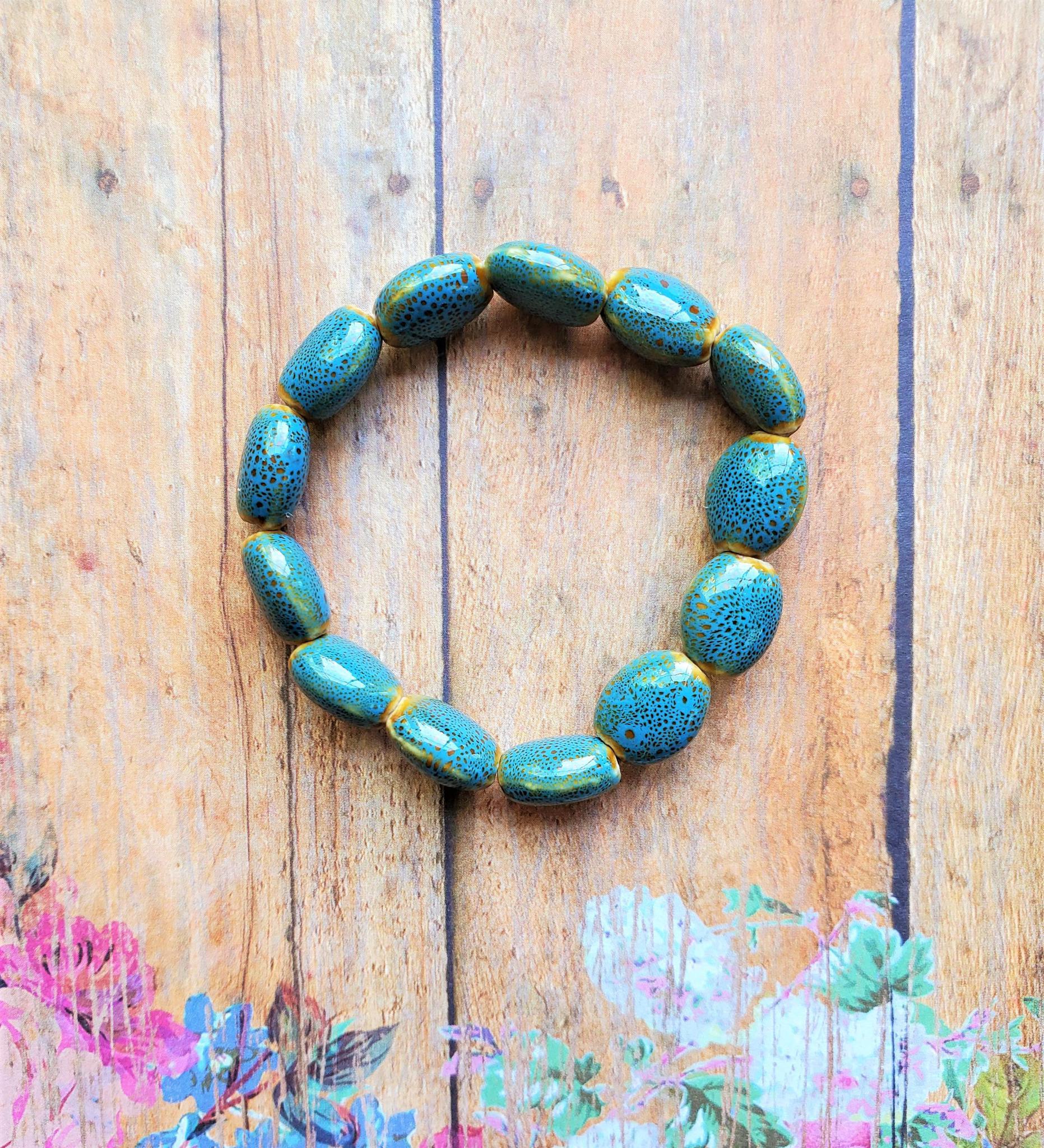 Oval Clay Shape Bracelets