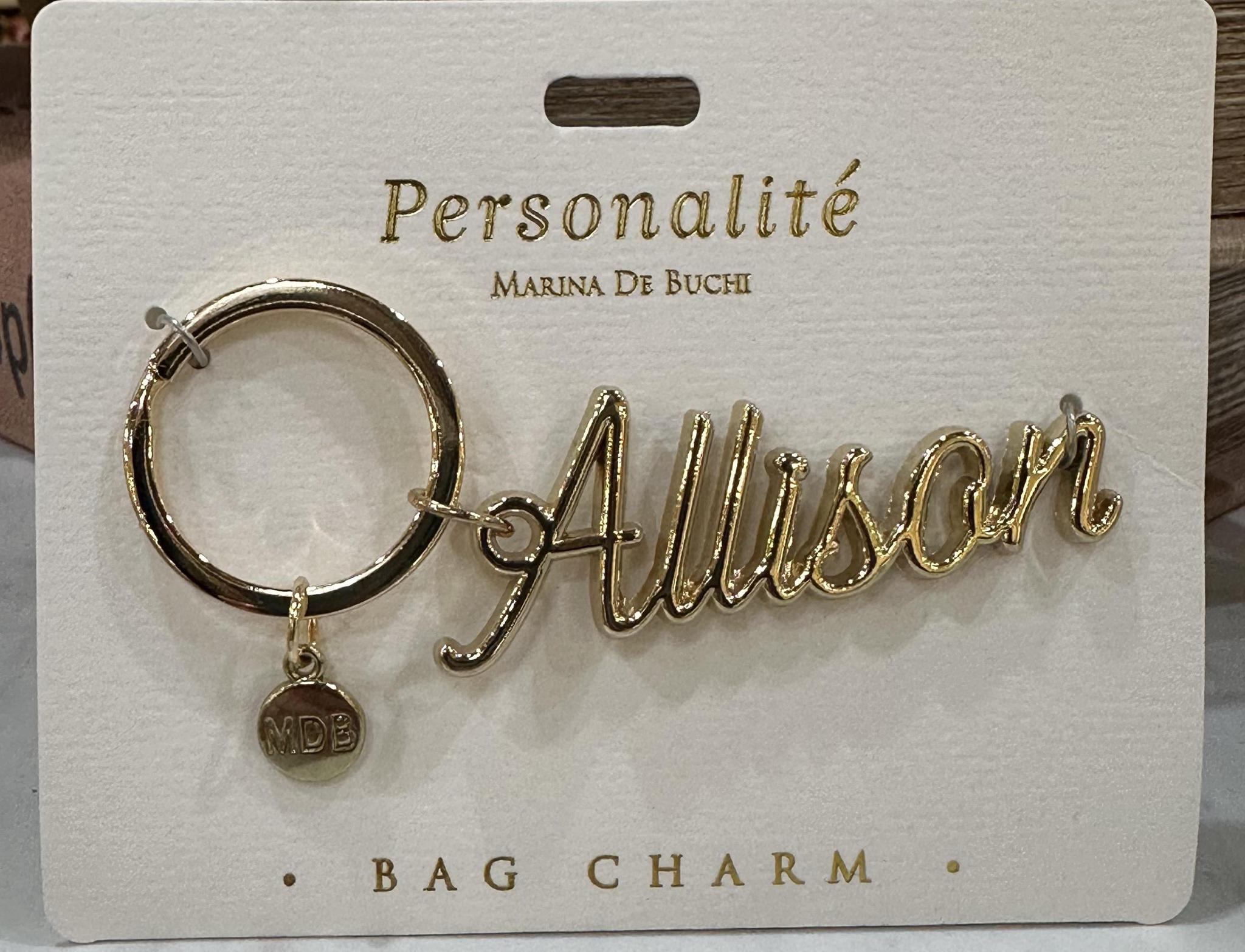 Allison Bag Charm Keyring