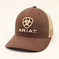 Ariat Shield Brown Embroidered Hat