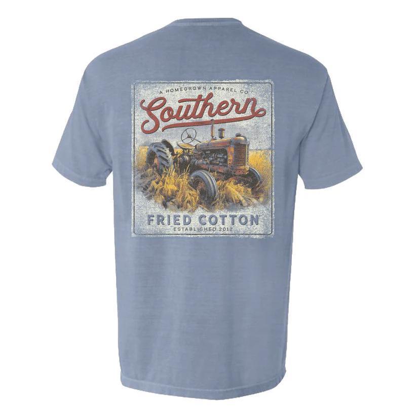 Out in the Field Tee - Ice Blue