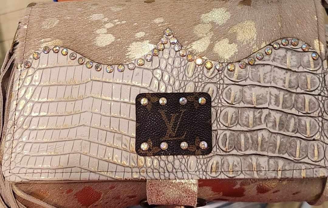 Maxine Crystal LV Crossbody