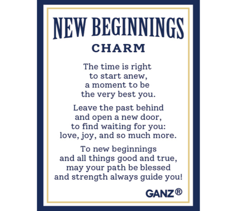 New Beginnings Pocket Charm