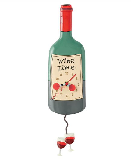 Allen Designs - Time For Wine Clock