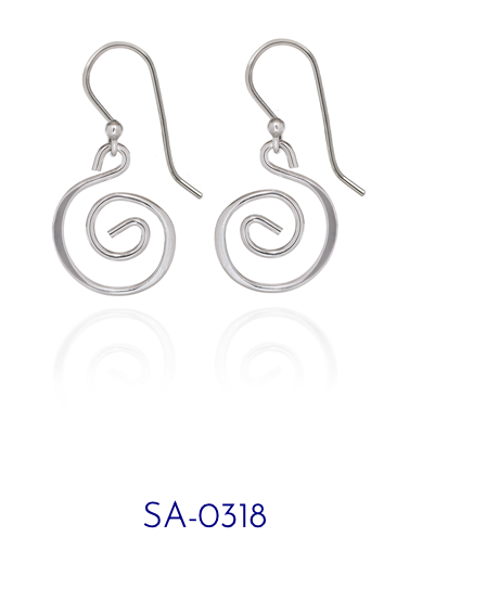 Silver Forest Earrings #3