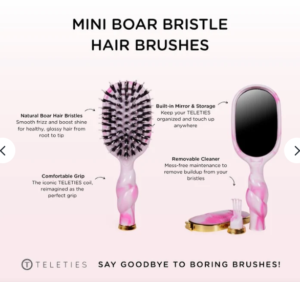 Teleties - Mini Hair Brush