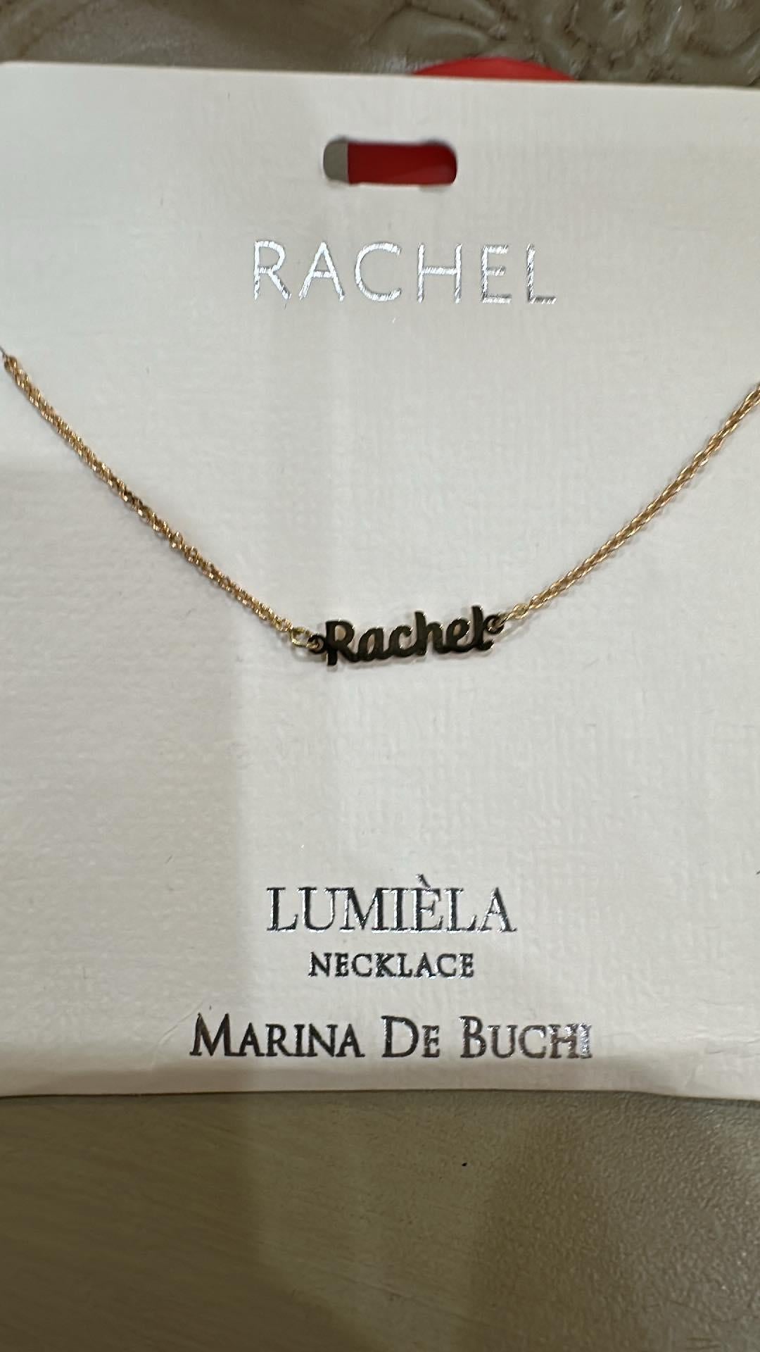 Lumiela Rachel Name Necklace