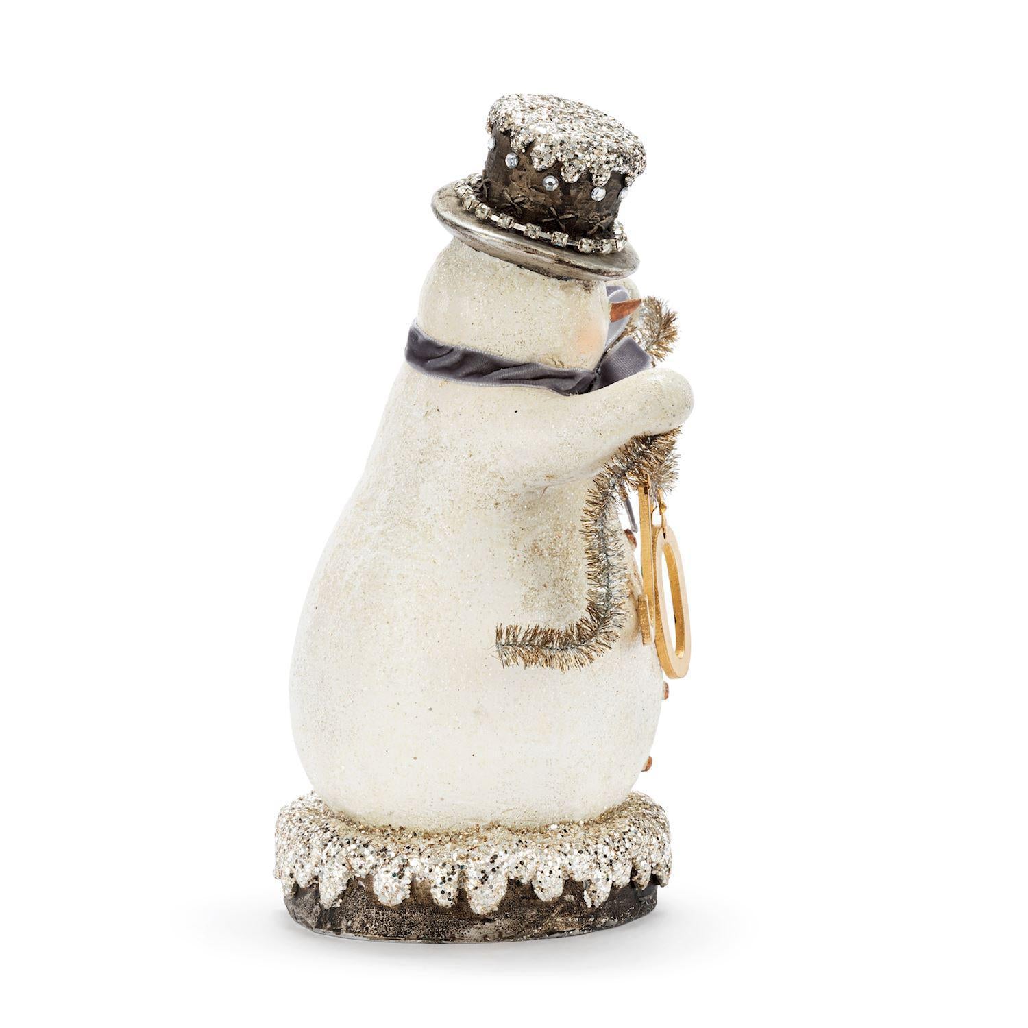 Snowman Joy Sparkle Figure - 4.5x8in
