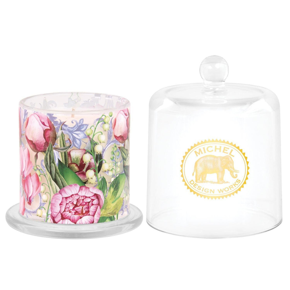 Peony Cloche Candle