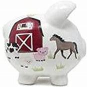 Barnyard Piggy Bank