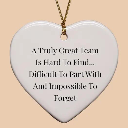 Glass Heart Ornaments