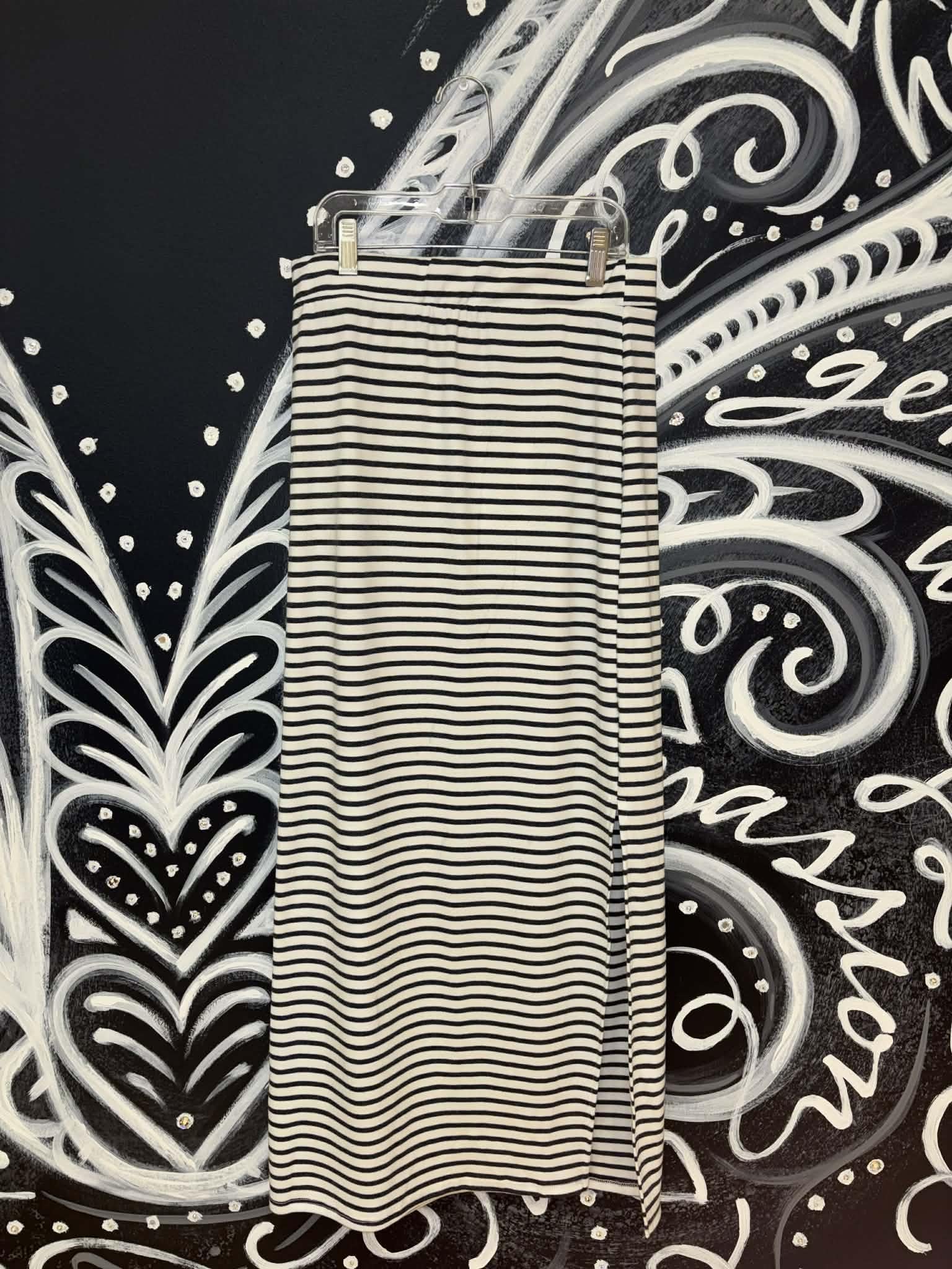 Stripped Skirt and Top Set