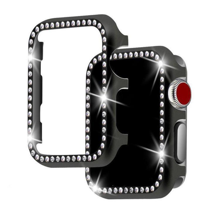 Black Crystal Apple Watch Cover