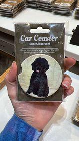 Poodle Car Coaster