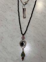 Darkened Crystal Necklace