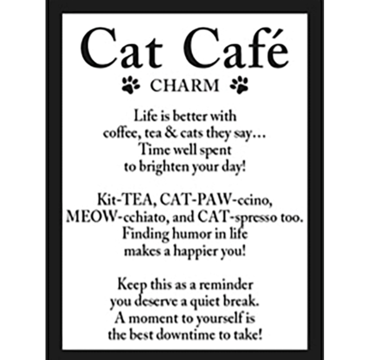 Cat Cafe Pocket Charms