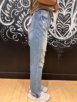 Medium Distress Dad Jeans