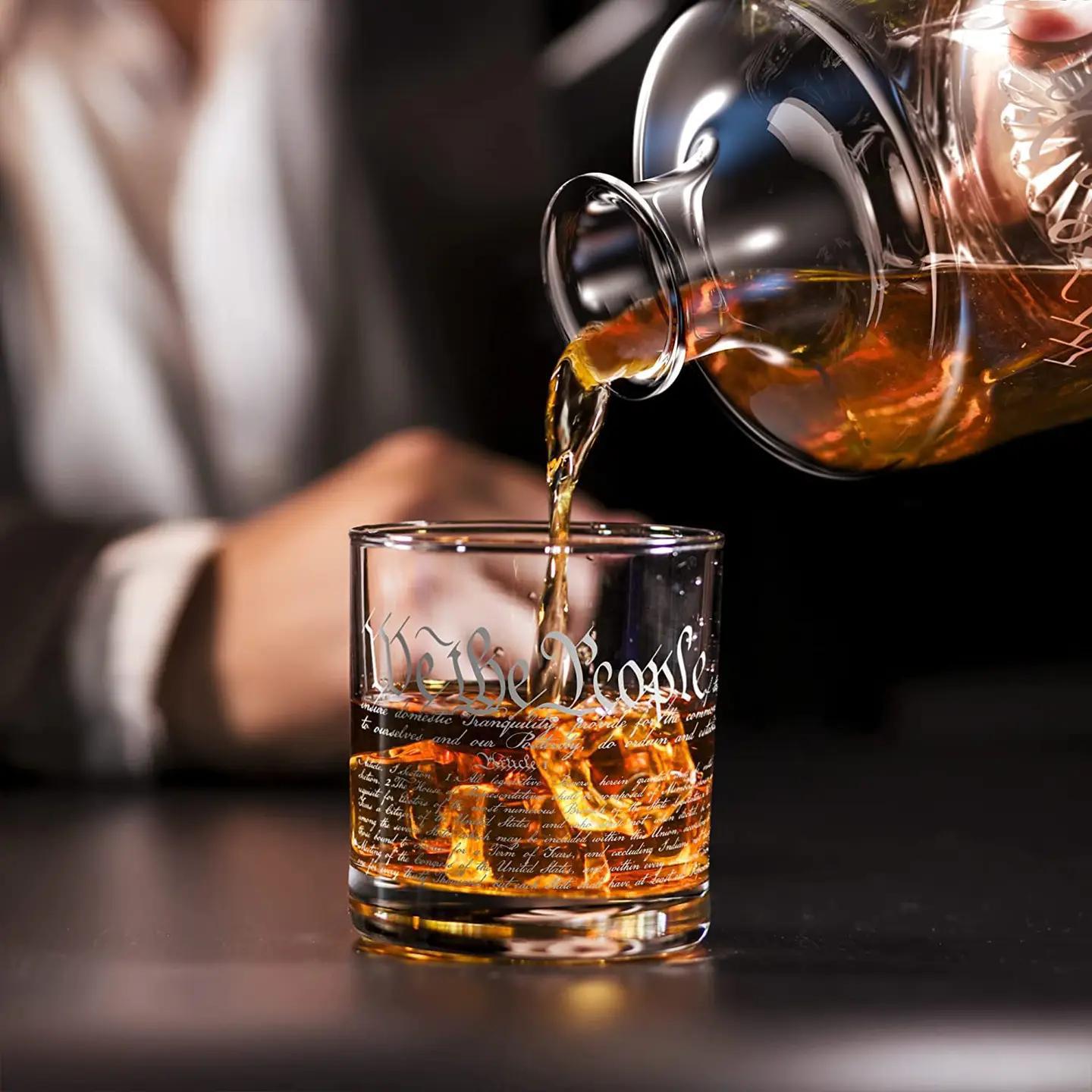 Constitution of the United States Whiskey Glass