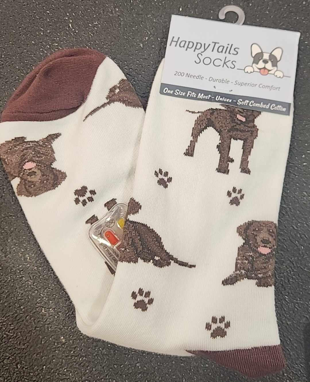Chocolate Labrador Socks