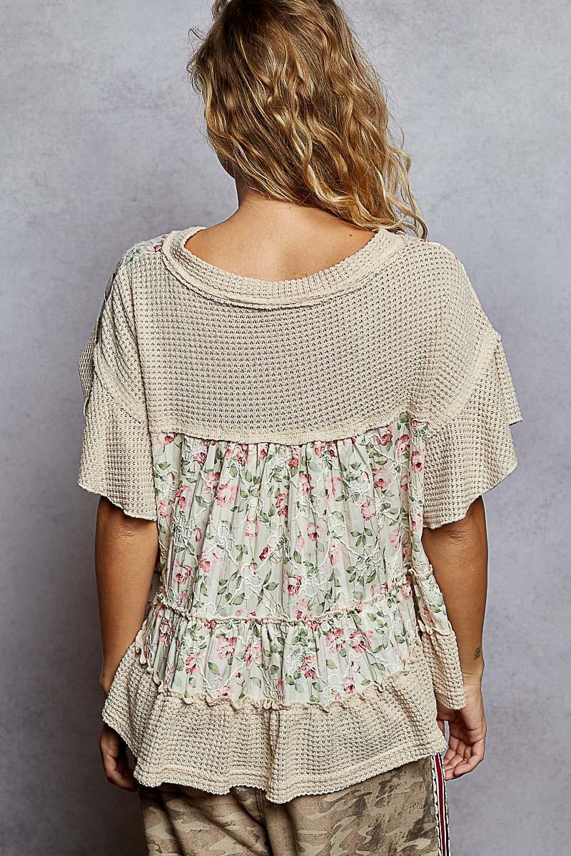 Almond Multi Blouse