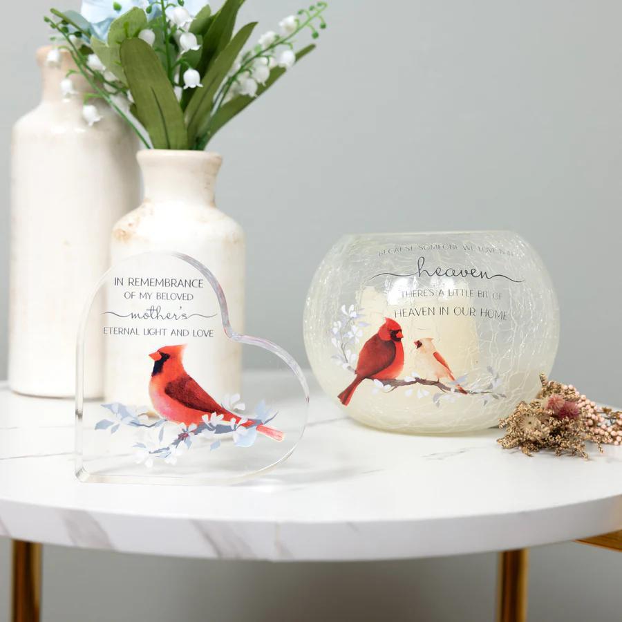 Mother 3.5" Acrylic Heart Plaque