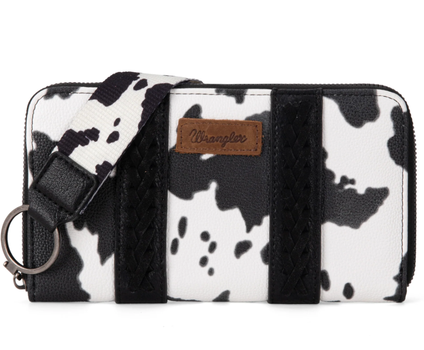 Wrangler Cow Print Wallet