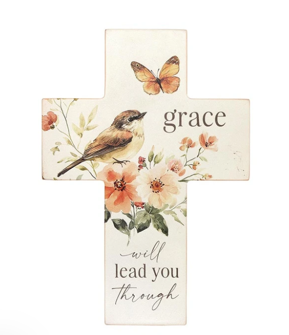Wings of Love Table Cross - Grace Will Lead You