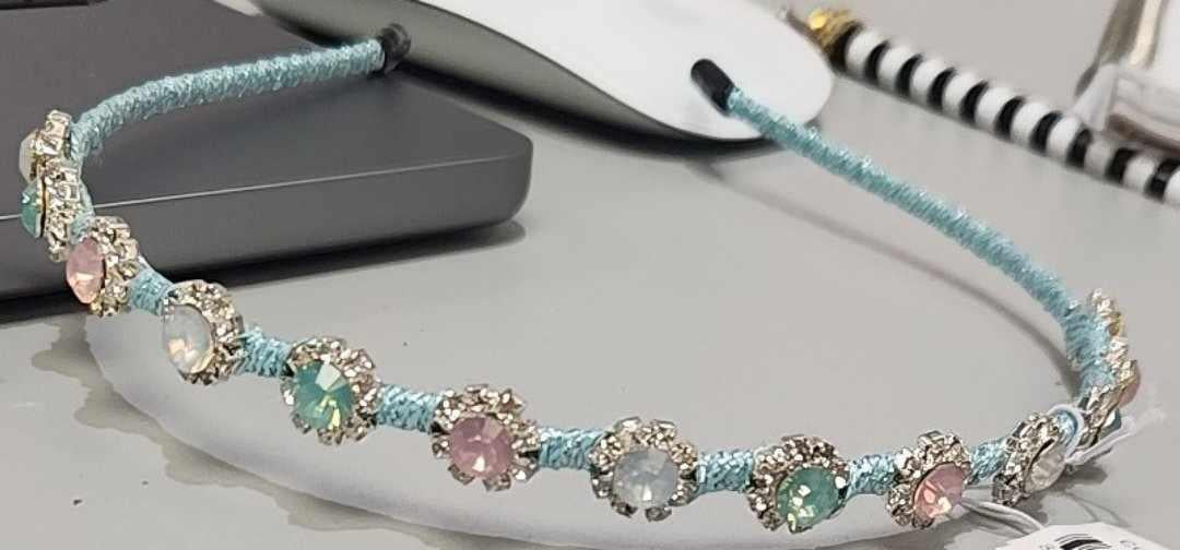 Color Stone Glitter Headband