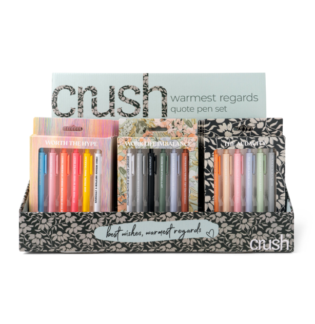 Crush™ Warmest Regards Quote Pen Set
