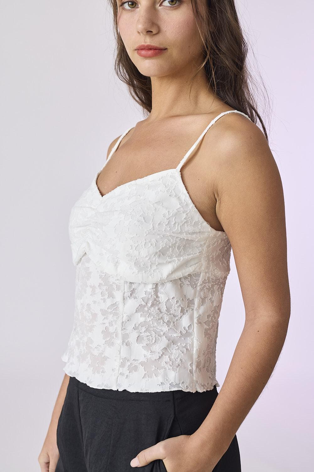 Tori Ruched Cami Top