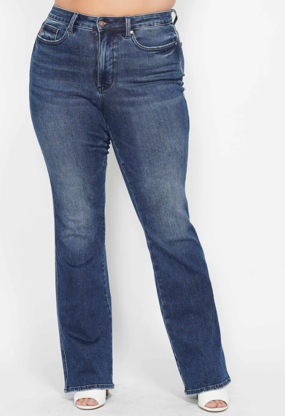 Judy Blue HW Short Inseam Bootcut