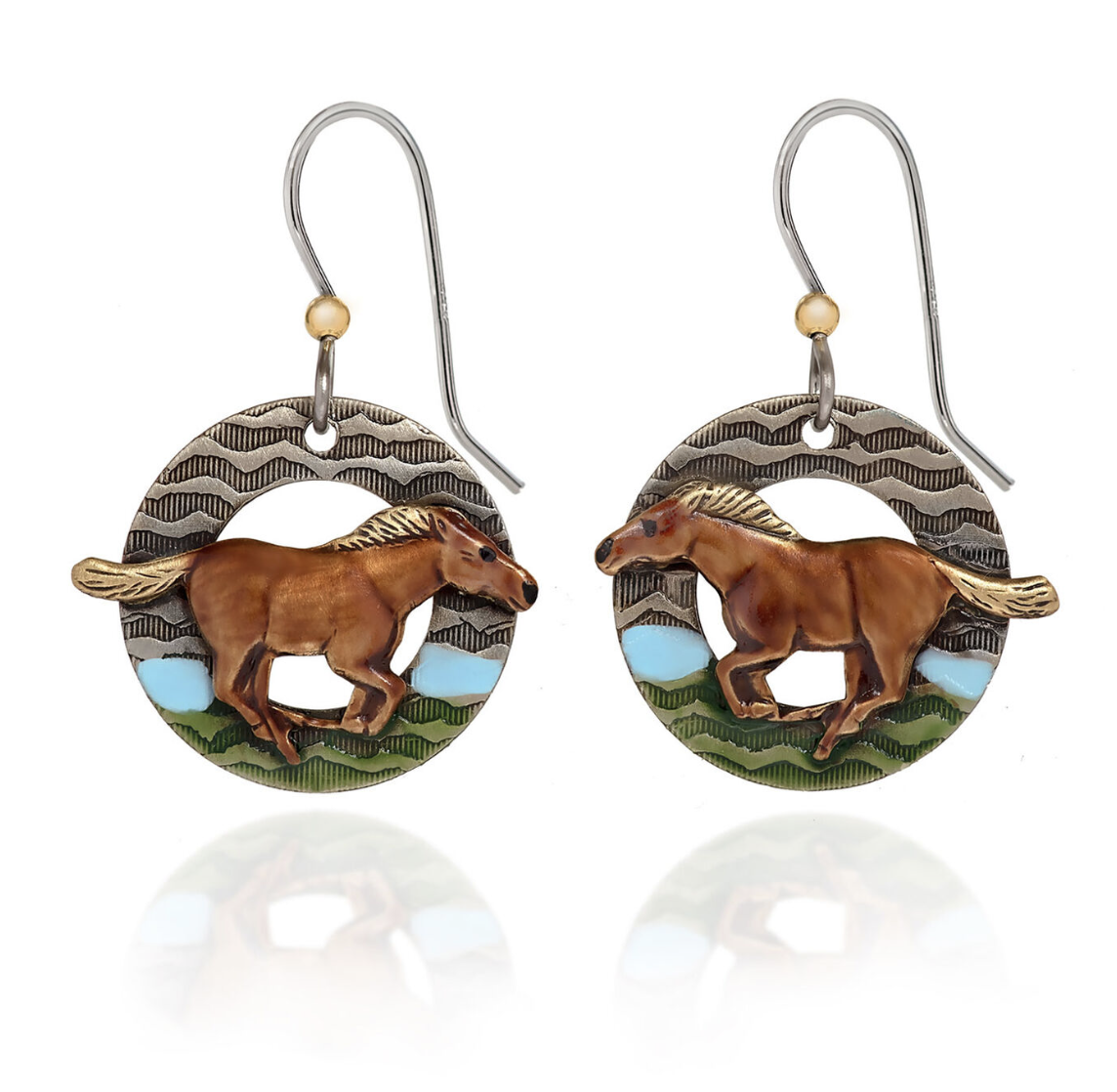 Silver Forest Earrings #1