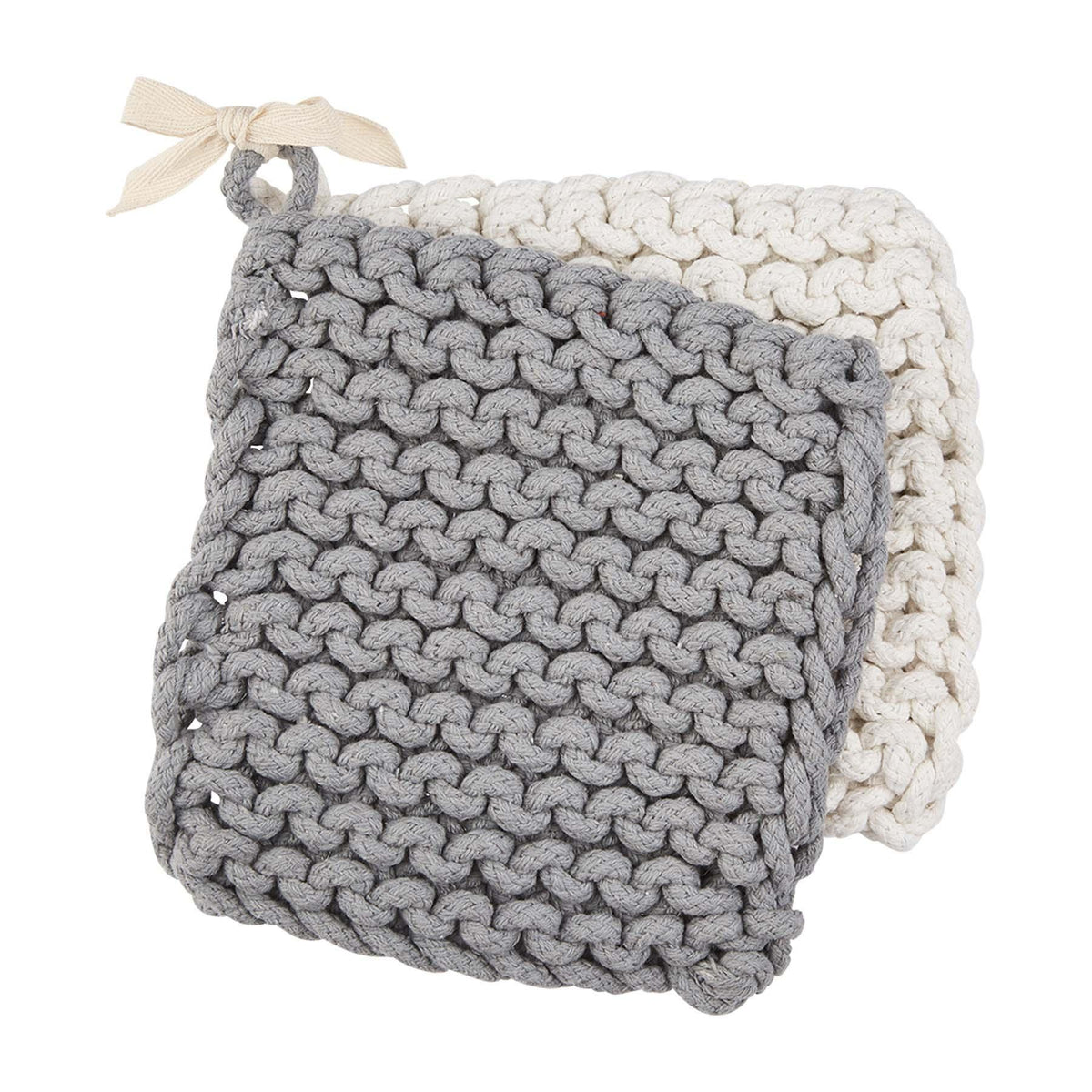 Crocheted Pot Holders Set of 2