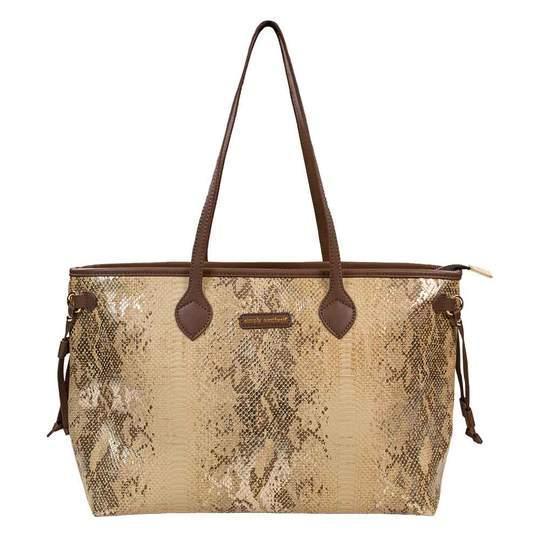 Leather Tote Snake