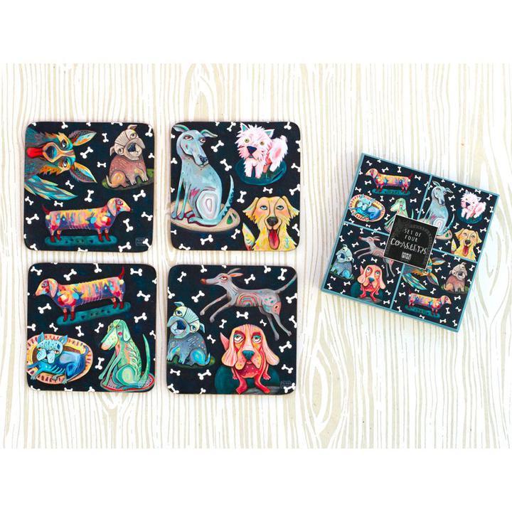 Dog Park Coaster Set