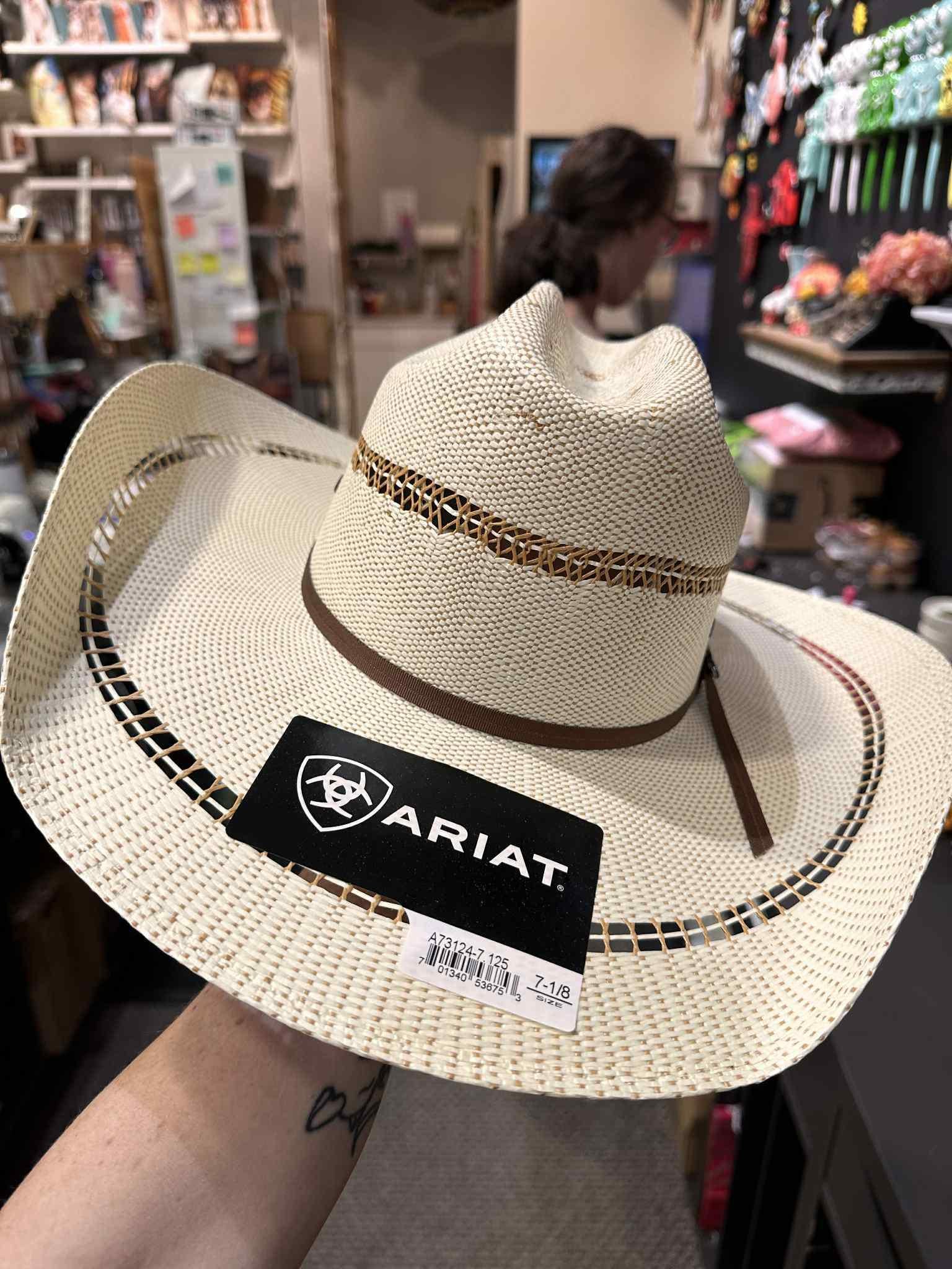 Ariat Bangora Brown Cord Cowboy Hat