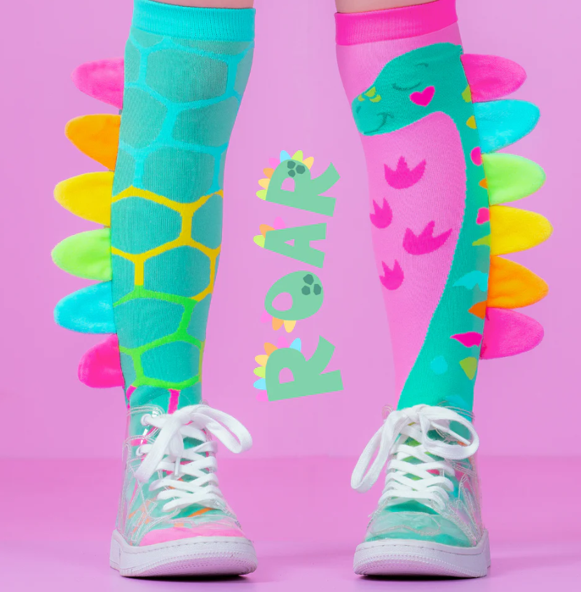 Roar Dinosaur Socks